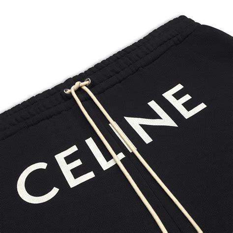 CELINE TRACK PANTS IN COTTON FLEECE